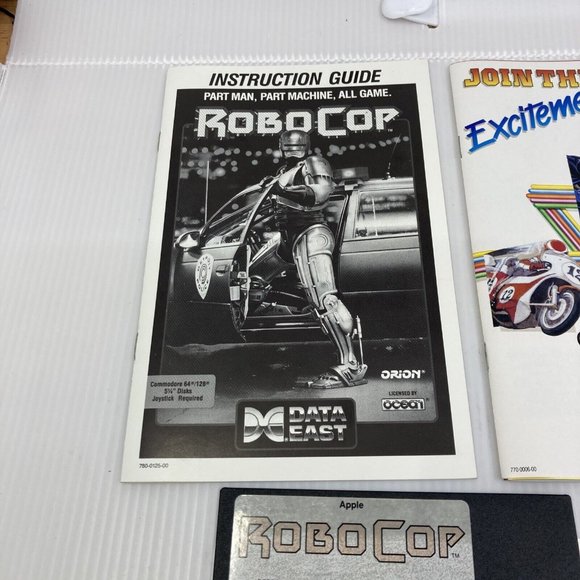RoboCop PC Computer Game Apple iie, iic, iiGS Complete DATA EAST Vintage 1988 - Picture 7 of 11